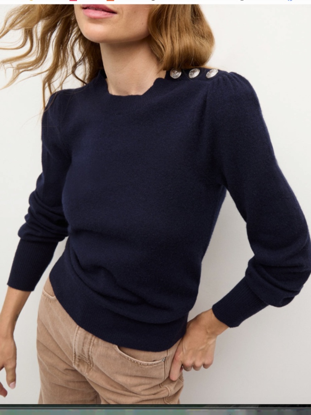 Veronica Beard Nelia Cashmere Sweater